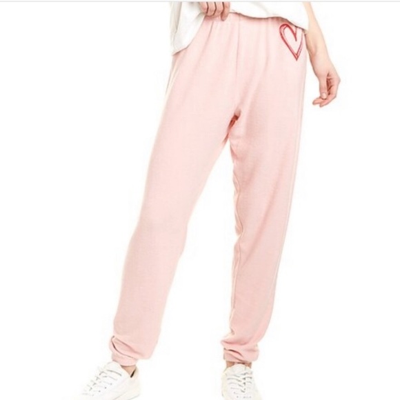 Wildfox Sketchy Heart Silver Pink Lounge Set ❤️ - Picture 2 of 13